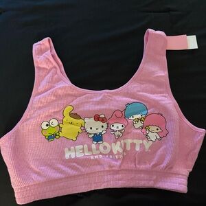 Hello Kitty Pink Crop Top